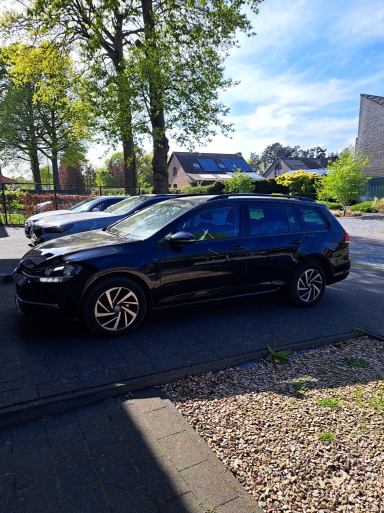 Volkswagen golf 7.5 variant 1.5 tsi automaat 2019, Auto's, Stof, 4 cilinders, Zwart, Break