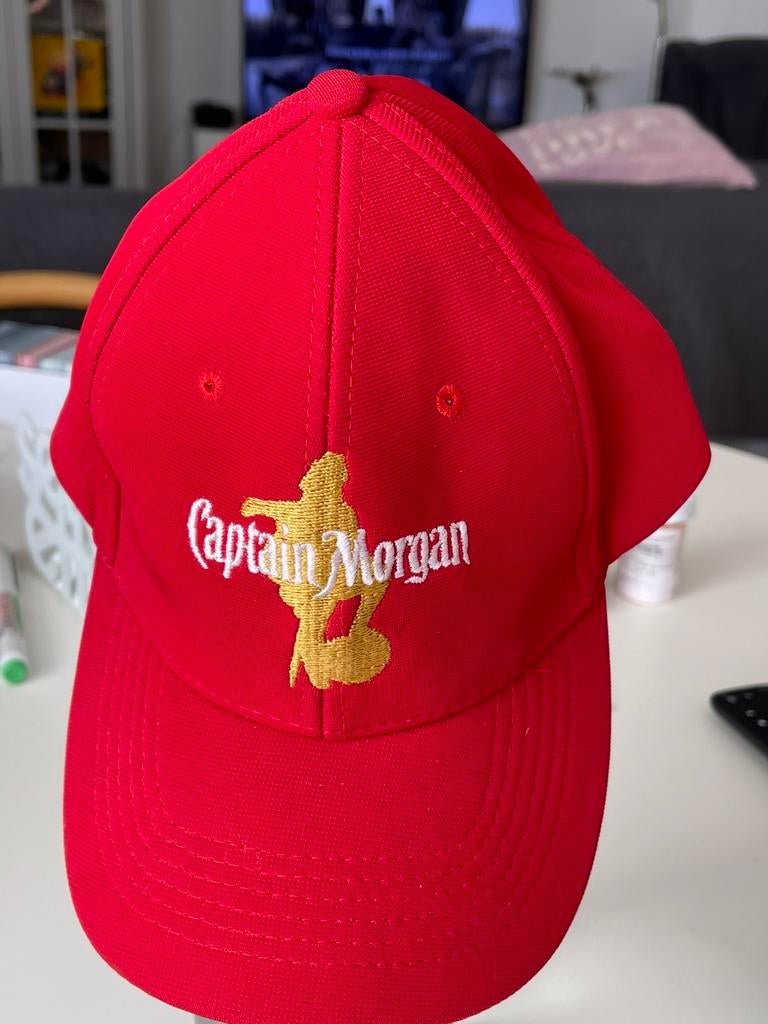 Captain morgan.  Baseball pet, Verzenden, Zo goed als nieuw, Pet