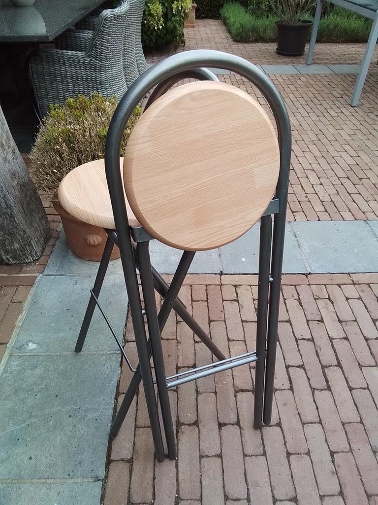 Inklapbaar barkrukken, Huis en Inrichting, Ophalen