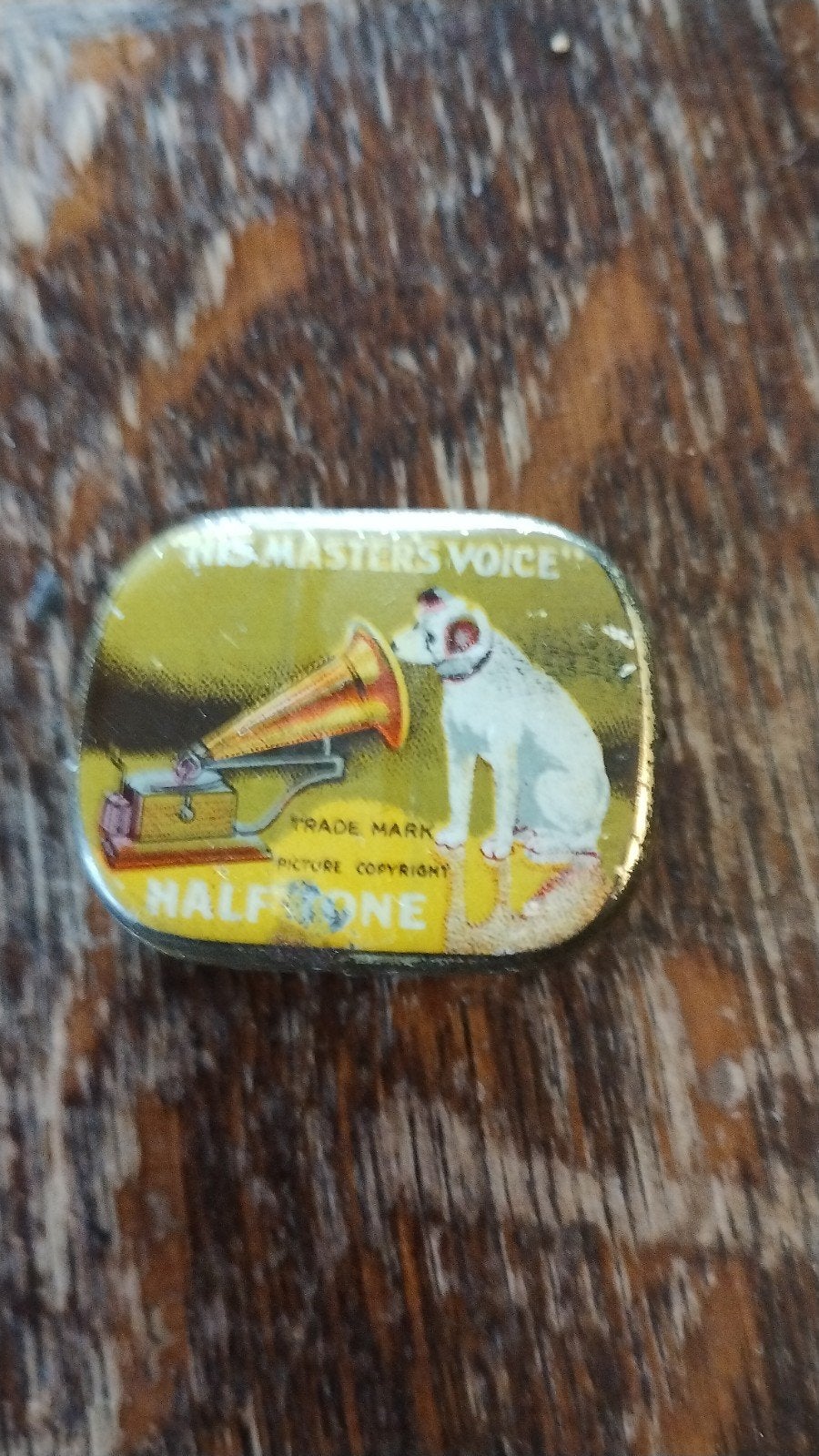 his master's Voice blikje en grammafoon naalden half tone, Antiquités & Art, Enlèvement ou Envoi