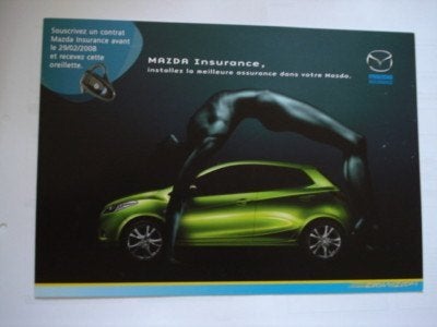 Mazda insurance 2008 Brochure Catalogue Prospekt, Verzenden, Nieuw, Mazda