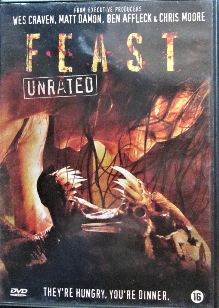 DVD HORROR- FEAST, THEY'RE HUNGRY, YOU'RE DINNER, CD & DVD, Enlèvement ou Envoi, Anglais, Tous les âges, Monstres