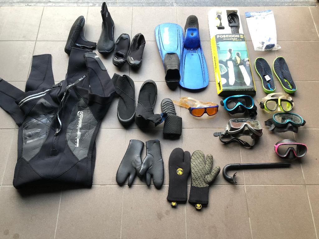 toutes sortes d'équipements de plongée, Sports nautiques & Bateaux, Plongée, Utilisé, Autres types, Enlèvement