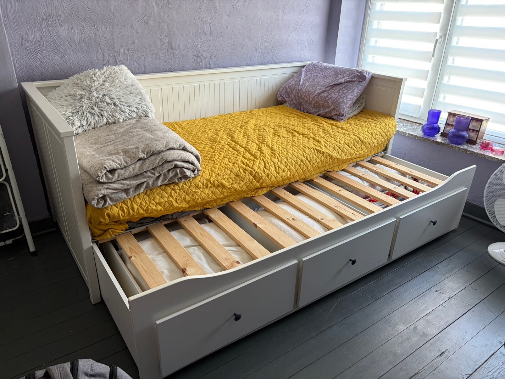Lit ikea 3 titoirs et 2 matelas, Maison & Meubles, Chambre à coucher | Lits, Enlèvement, Comme neuf