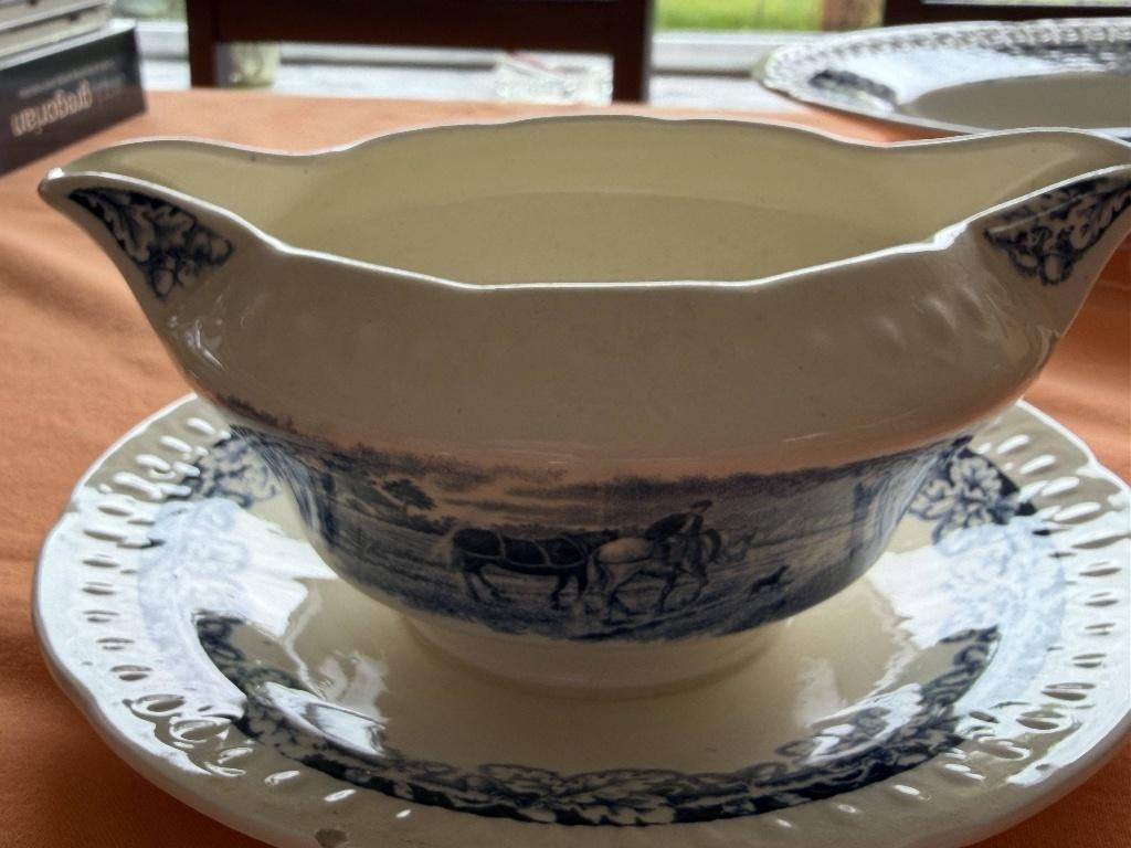 Keramieken sauspan, Brocante, Comme neuf, Pierre/céramique, Enlèvement