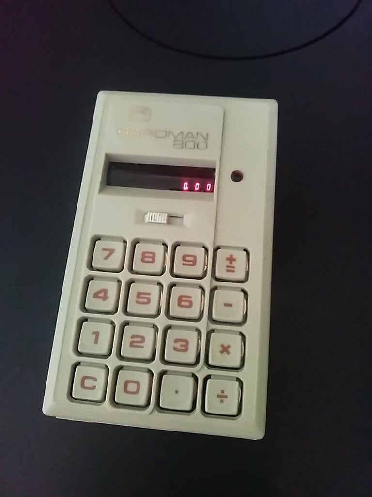 Calculatrie Electronique Antique Ancienne, Enlèvement ou Envoi