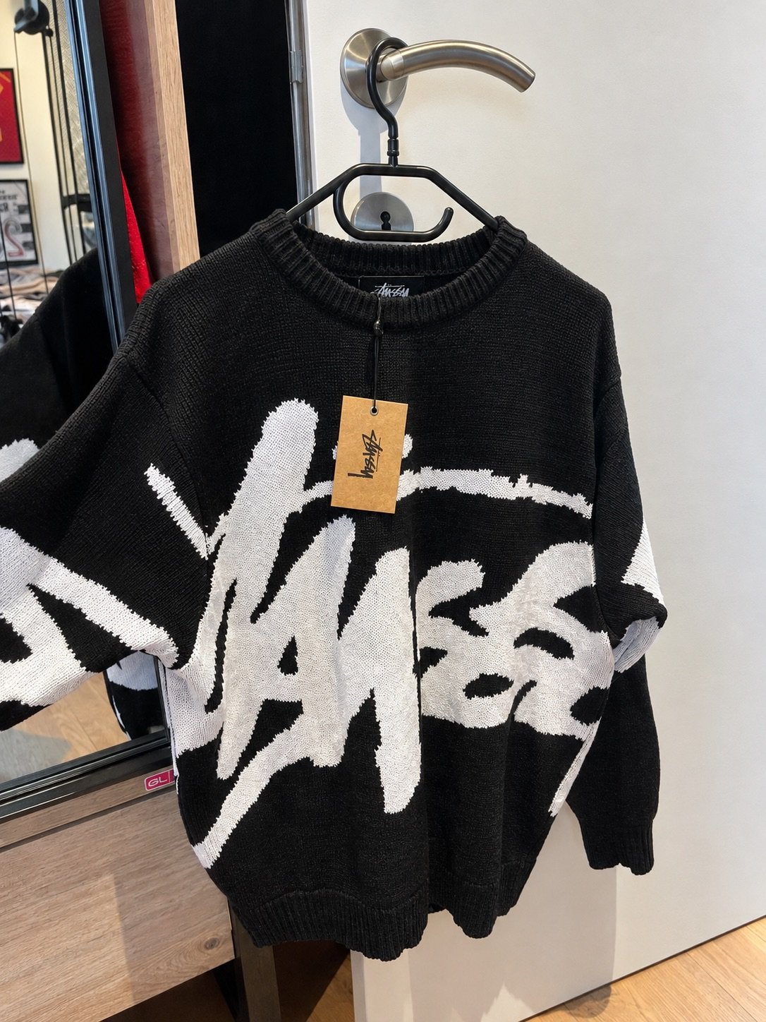 Stüssy Crewneck Sweatshirt, Kleding | Heren, Ophalen of Verzenden, Zo goed als nieuw, Maat 48/50 (M), Zwart