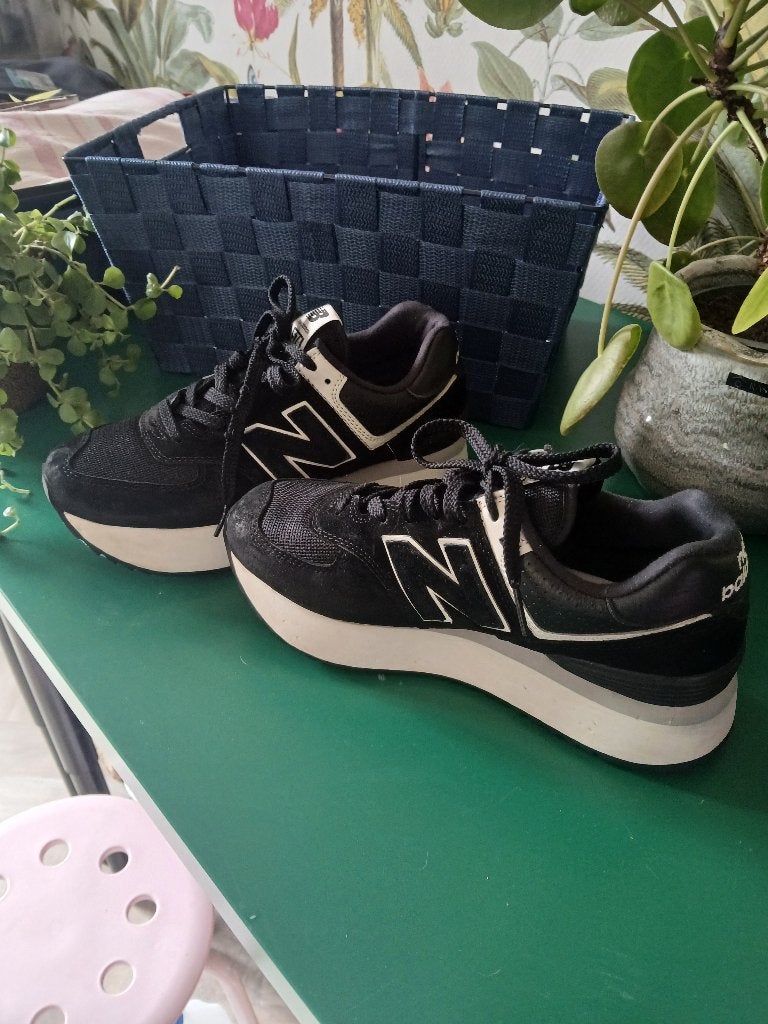 Baskets New Balance 574 femme, Ophalen, Zwart, New Balance, Sneakers