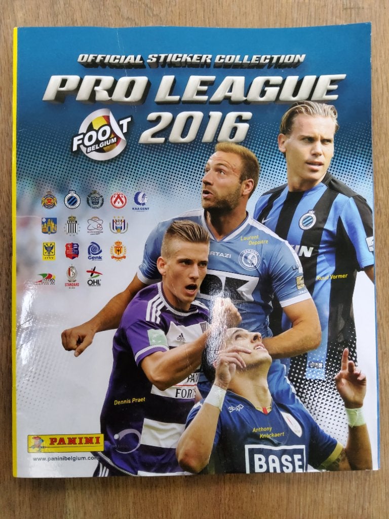 Album panini Pro league 2016, Collections, Enlèvement ou Envoi, Neuf, Affiche, Image ou Autocollant