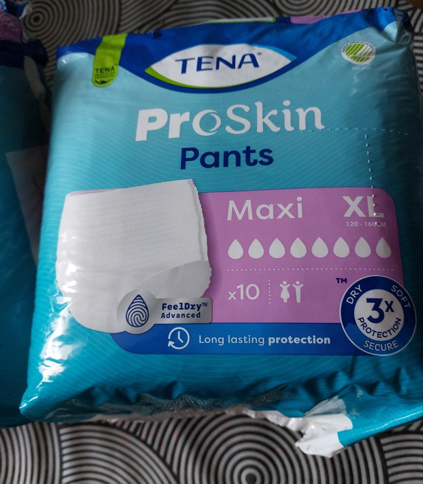Tena proskin maxi XL. 1 volle pak en 1 pak waar 2 broekjes u, Ophalen