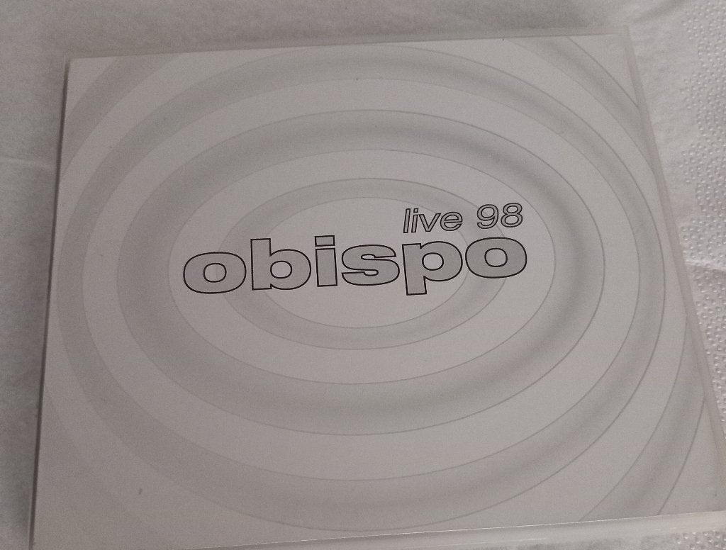 Obispo - Live 98 (2 CDs) - 1998, Cd's en Dvd's, Ophalen, Inclusief boekje, Pop, Zo goed als nieuw