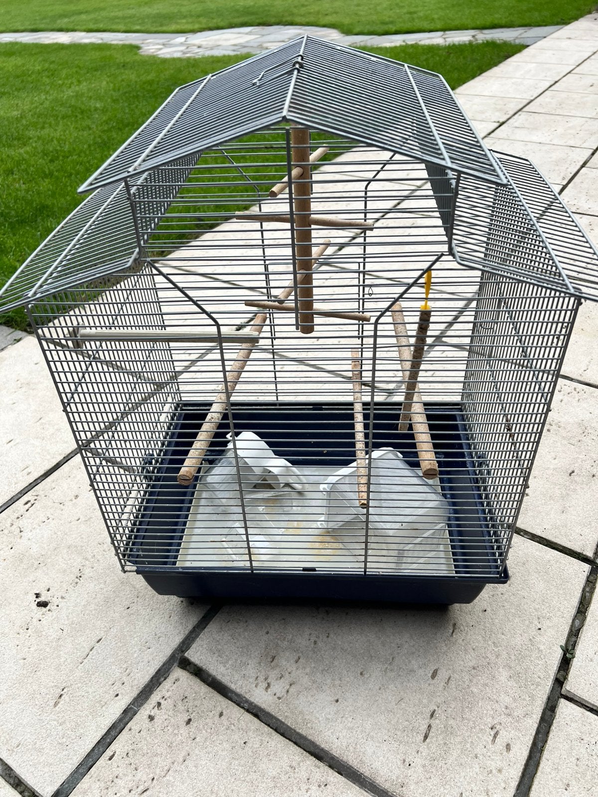 Vogelkooi, Ophalen, Gebruikt, Aluminium, Vogelkooi