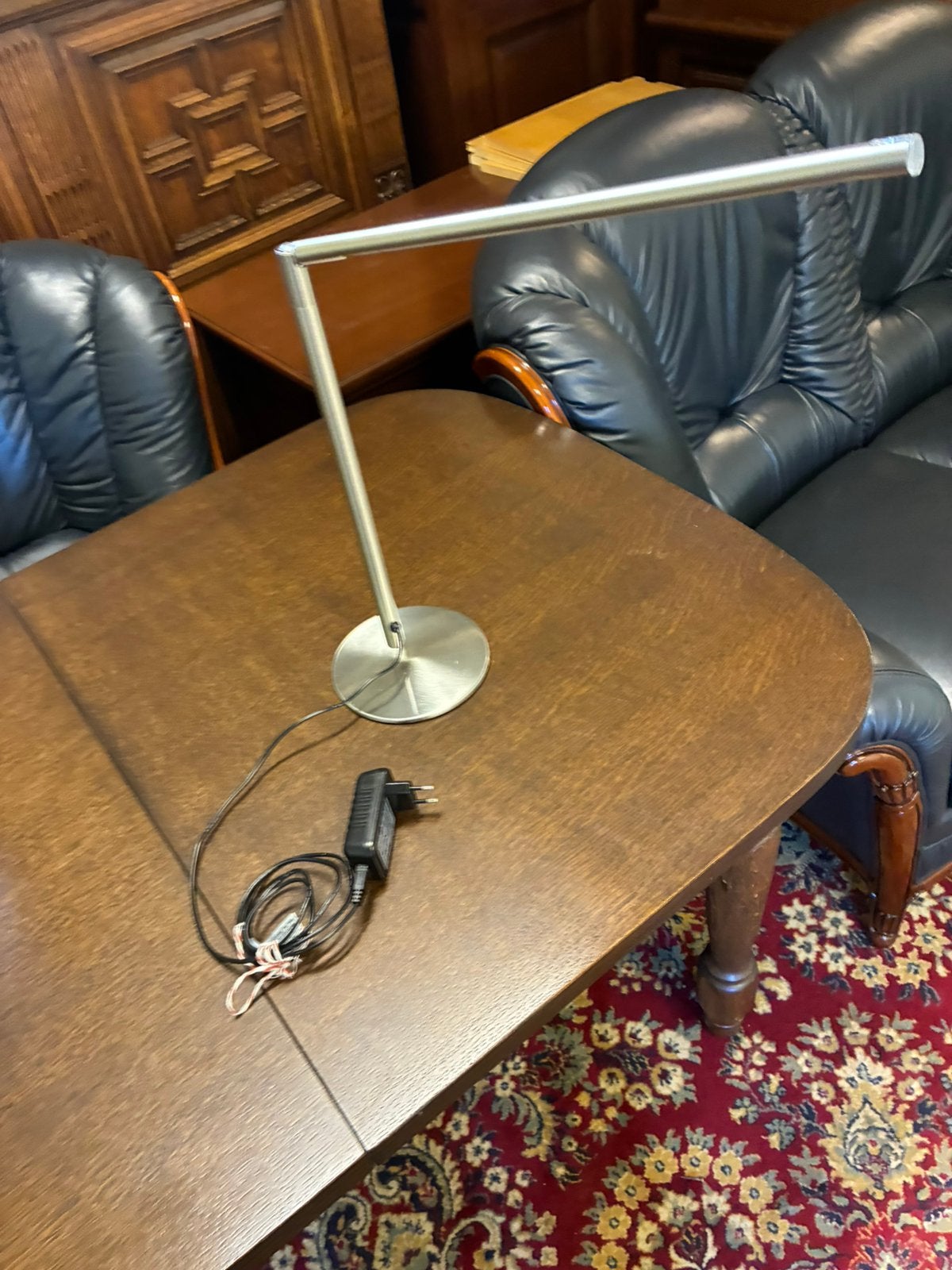 Bureel lamp of leeslamp, Éclairage LED, Argenté, Lampe de bureau, Comme neuf