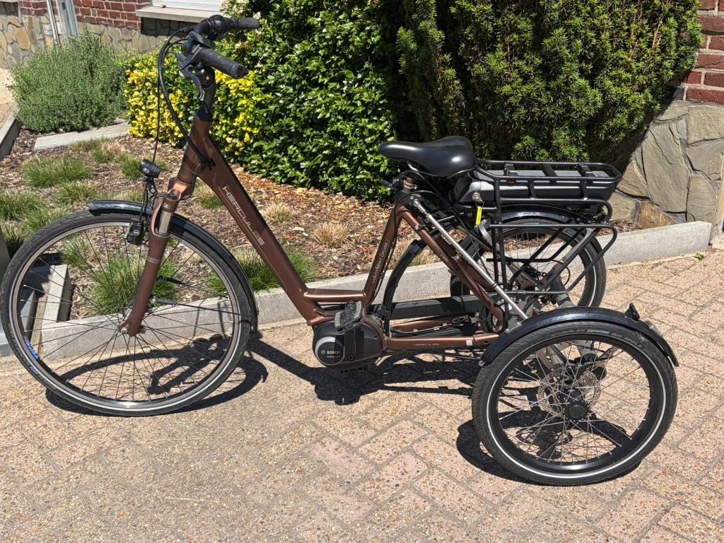 Elektrische 3 wieler met Bosch motor, Zo goed als nieuw, 47 tot 51 cm, 50 km per accu of meer, Ophalen