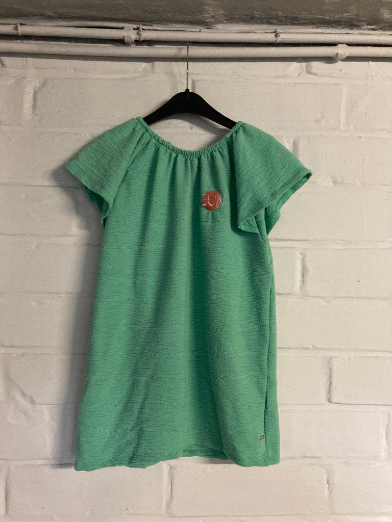 Groen zomerbloesje, CKS, 16 jaar, 176, Enfants & Bébés, Vêtements enfant | Taille 176, Enlèvement ou Envoi, Chemise ou À manches longues