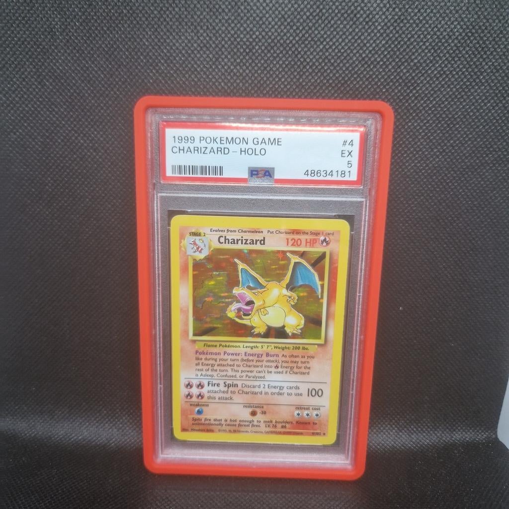 Charizard Holo Base Set PSA 5, Ophalen of Verzenden