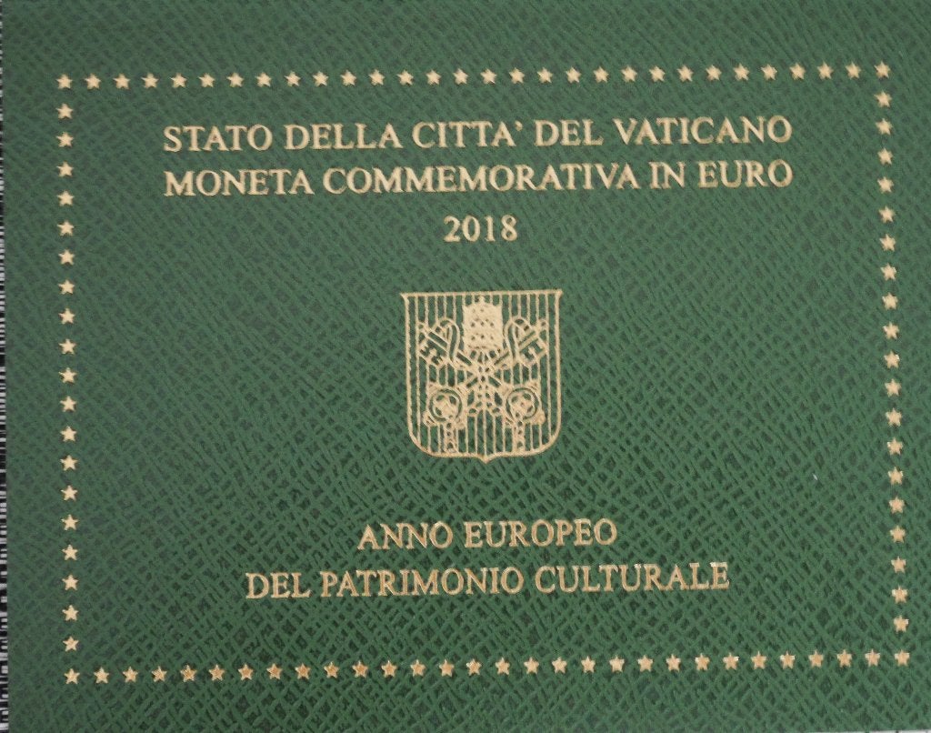 Vatican 2 euros « Patrimoine culturel » 2018 BU, Enlèvement ou Envoi, Vatican, 2 euros