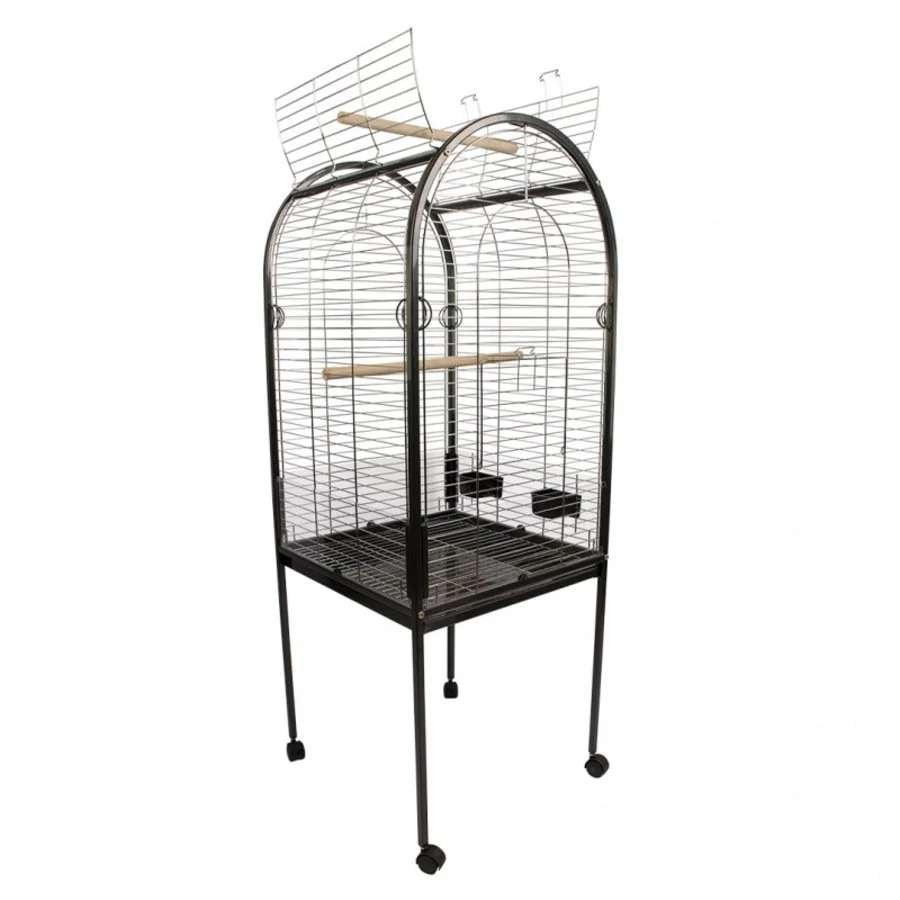 Grote vogelkooi op wielen (papegaaien/parkieten) NIEUW, Dieren en Toebehoren, Ophalen, Nieuw, Metaal, Vogelkooi