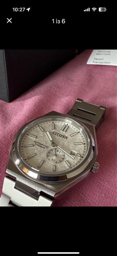 Citizen Automatic Titanium 300€, Ophalen, Overige materialen, Overige materialen, Nieuw