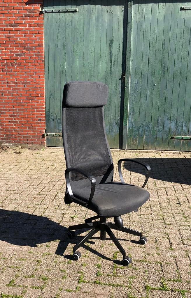 10 Bureau stoelen, Ophalen, Gebruikt, Zwart, Bureaustoel