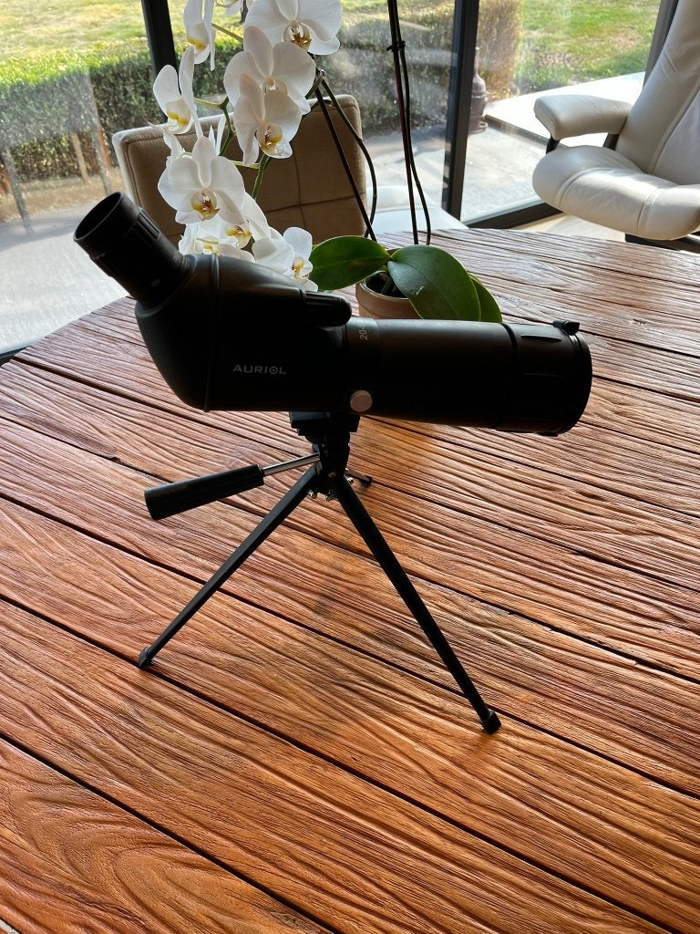 AURIOL 20-60x60 Spotting Scope, Ophalen, Gebruikt, 20x of meer, Porro (met knik)
