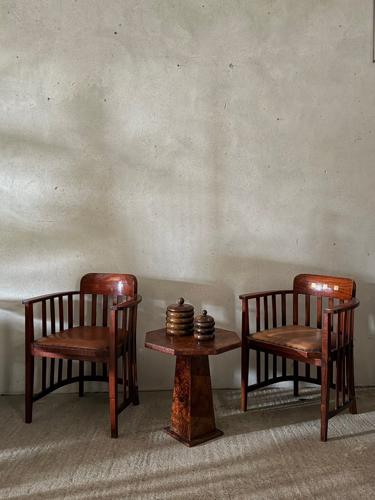 Set de 2 fauteuils/chaises, Enlèvement, Comme neuf, Vintage, Deux