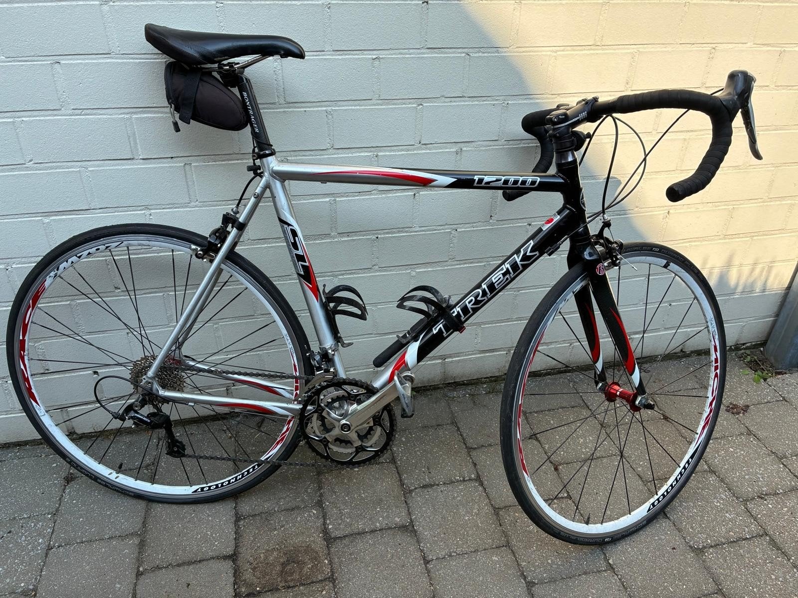 Racefiets Trek 105, Ophalen