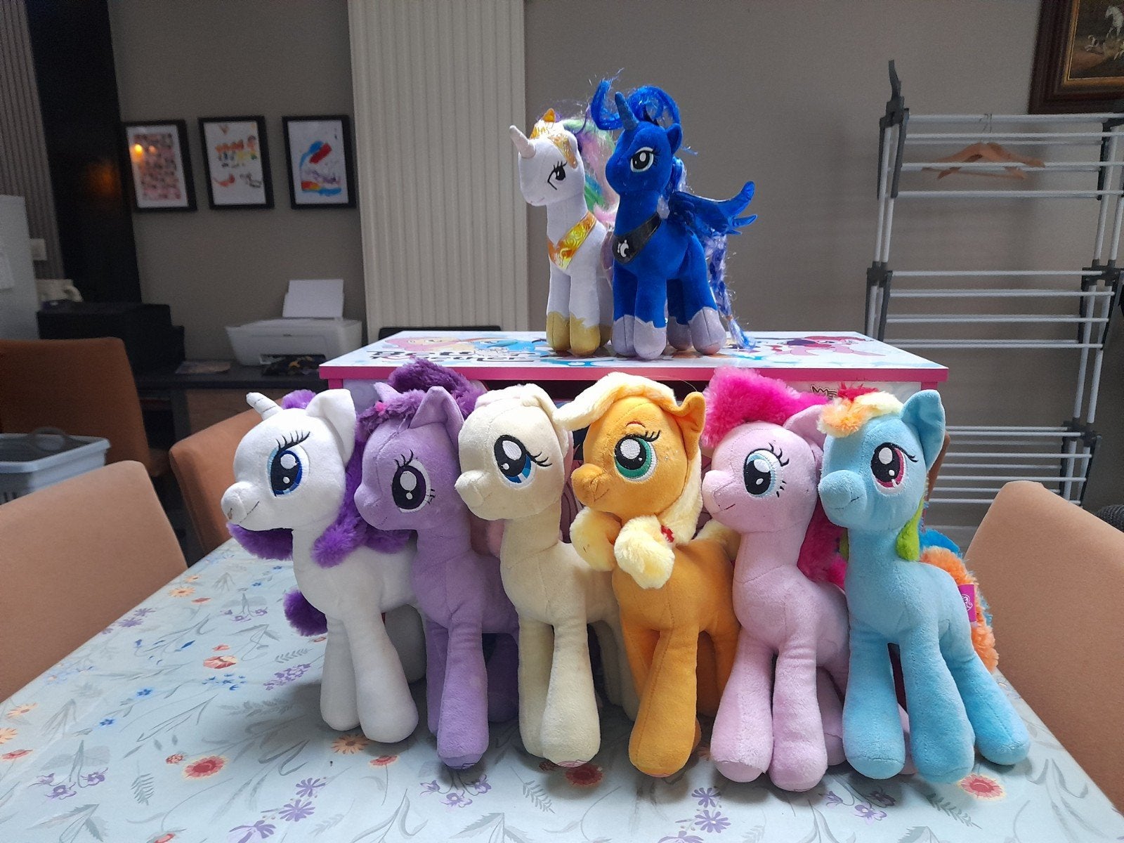 My little pony 8 stuk en opbergbox, Ophalen