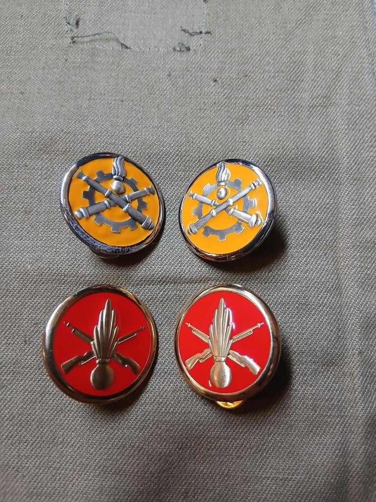 Franse leger. Insignes van de kraag, Ophalen of Verzenden