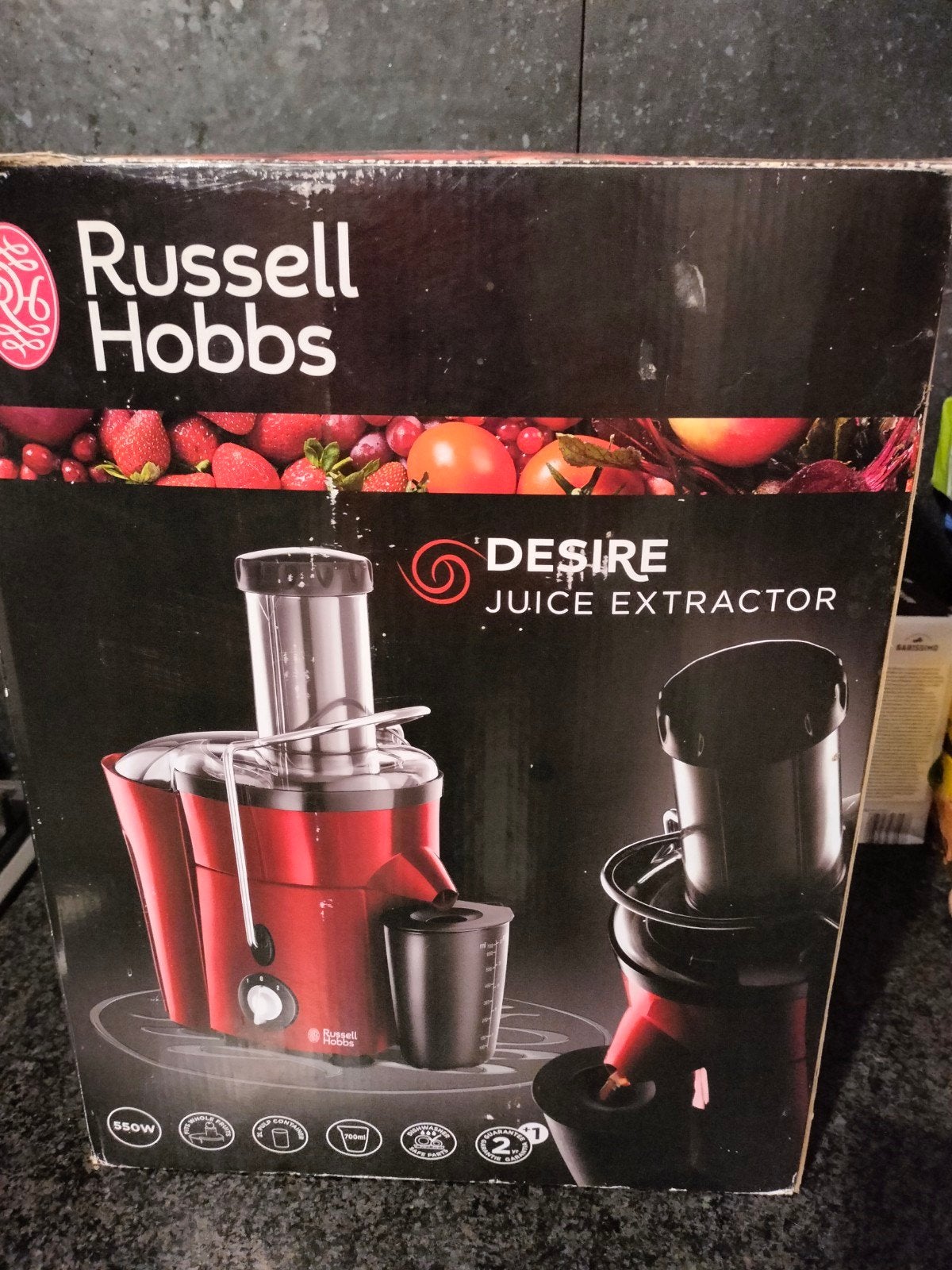 Extracteur jus Russell Hobbs, Enlèvement