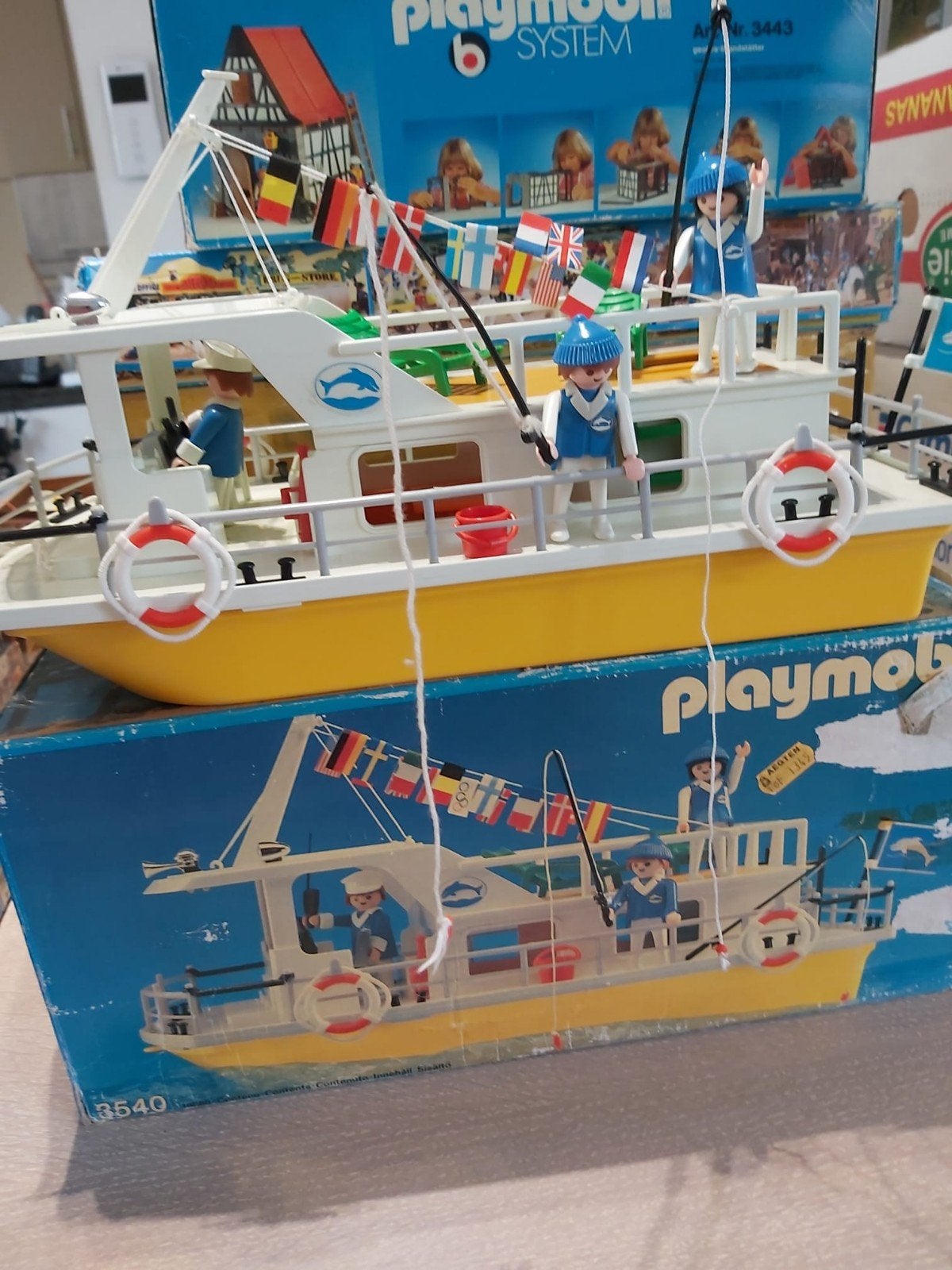 playmobil 3540 plezier-/excursieboot, Ophalen