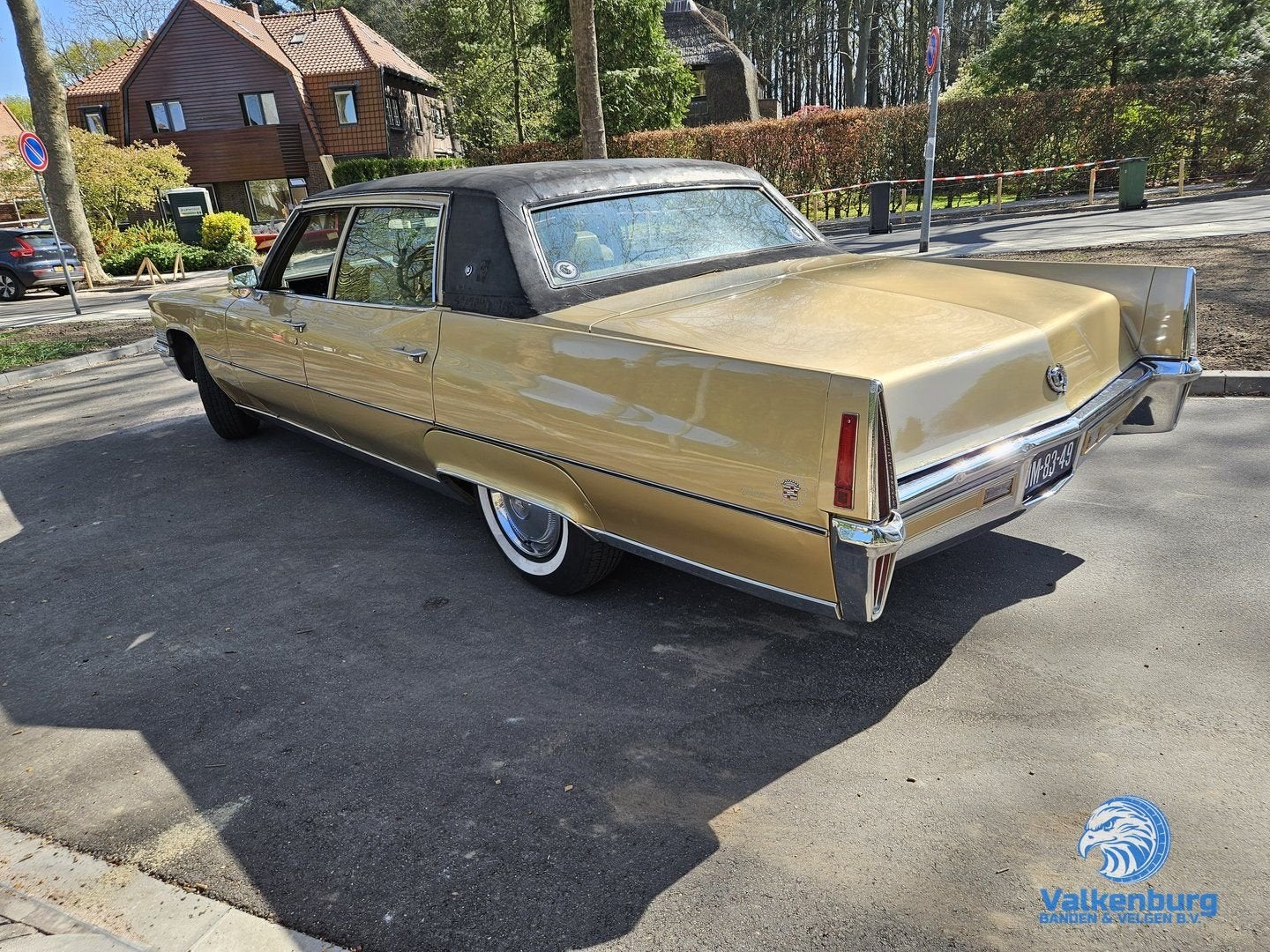 Cadillac Fleetwood Brougham  7.7 V8 LPG AUT 375 PK 1970 Goud, Auto's, Automaat, Overige kleuren, Bedrijf, Berline