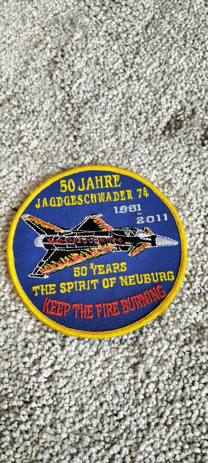 Patch eurofighter, Verzamelen, Luchtvaart en Vliegtuigspotten, Ophalen of Verzenden