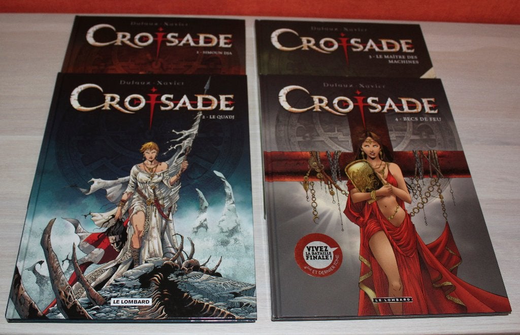 Croisades 1 à 4 en EO.& Très très Bel état, Livres, BD, Plusieurs BD, Enlèvement ou Envoi, Utilisé