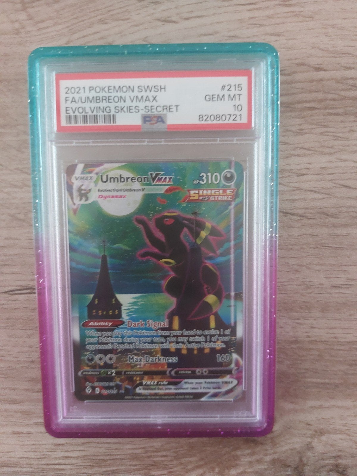 umbreon vmax psa 10, Hobby en Vrije tijd, Ophalen of Verzenden