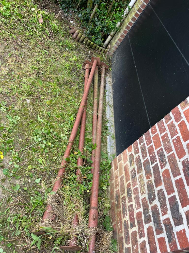 Stippen Bouw, 4 stuks, Enlèvement, Utilisé, Fer