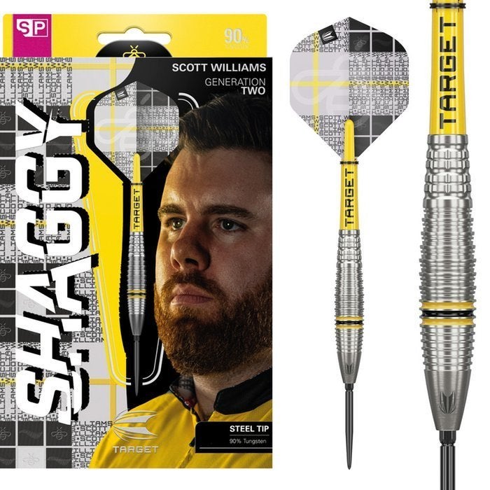 Target Scott Williams G2 90% - 23g (nieuwprijs €89,95), Enlèvement ou Envoi, Comme neuf, Fléchettes