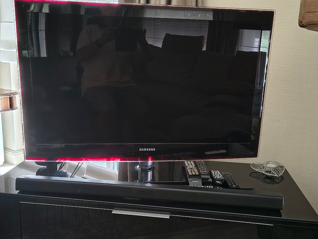 samsung led tv serie 6 45"=116 cm, Ophalen, Samsung, 100 cm of meer, Gebruikt