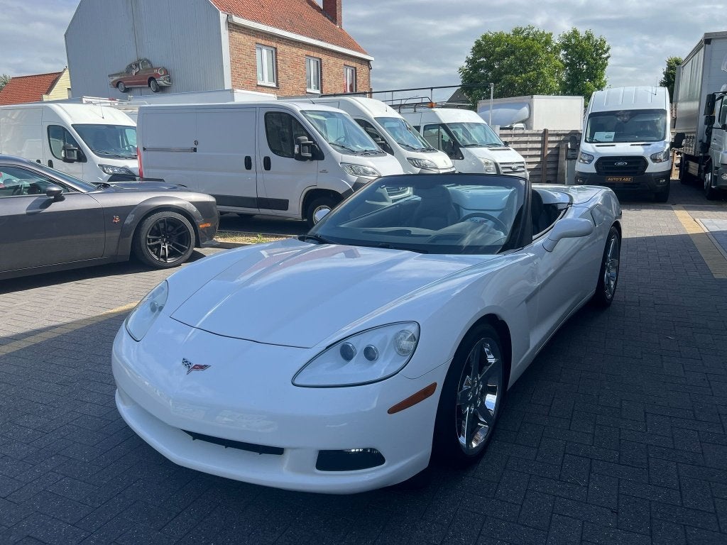 Chevrolet Corvette C6 cabrio 6l, Cuir, Achat, Entreprise, Noir