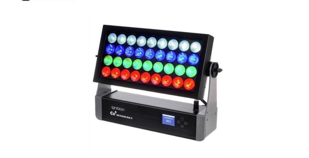 6 x ignation c09 led floodlight + case, Ophalen, Gebruikt, Licht, Kleur
