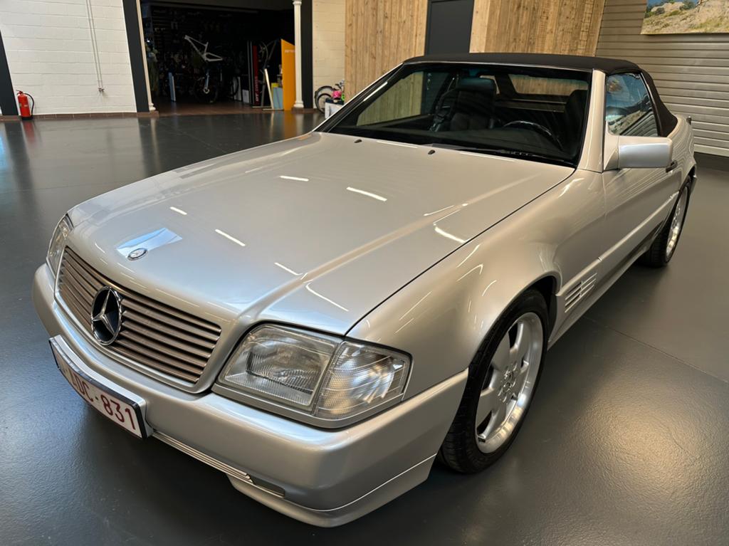 Mercedes sl300 24v Bj:92 exclusive staat! Zie foto’s!, Cuir, Achat, Cabriolet, Noir