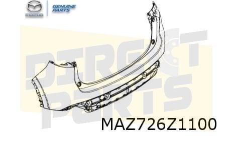 Mazda CX-5 (10/21-) achterbumper (te spuiten) Origineel! KSD, Auto-onderdelen, -, Verzenden, -, Nieuw