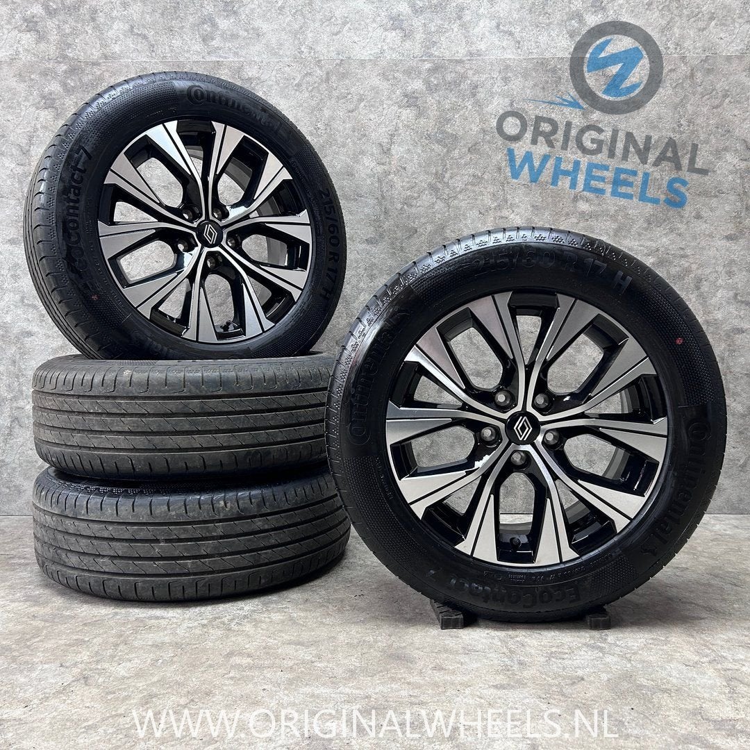 17 inch originele velgen + zomerbanden Renault Captur Arkana, Auto-onderdelen, -, -, Banden en Velgen, 17 inch