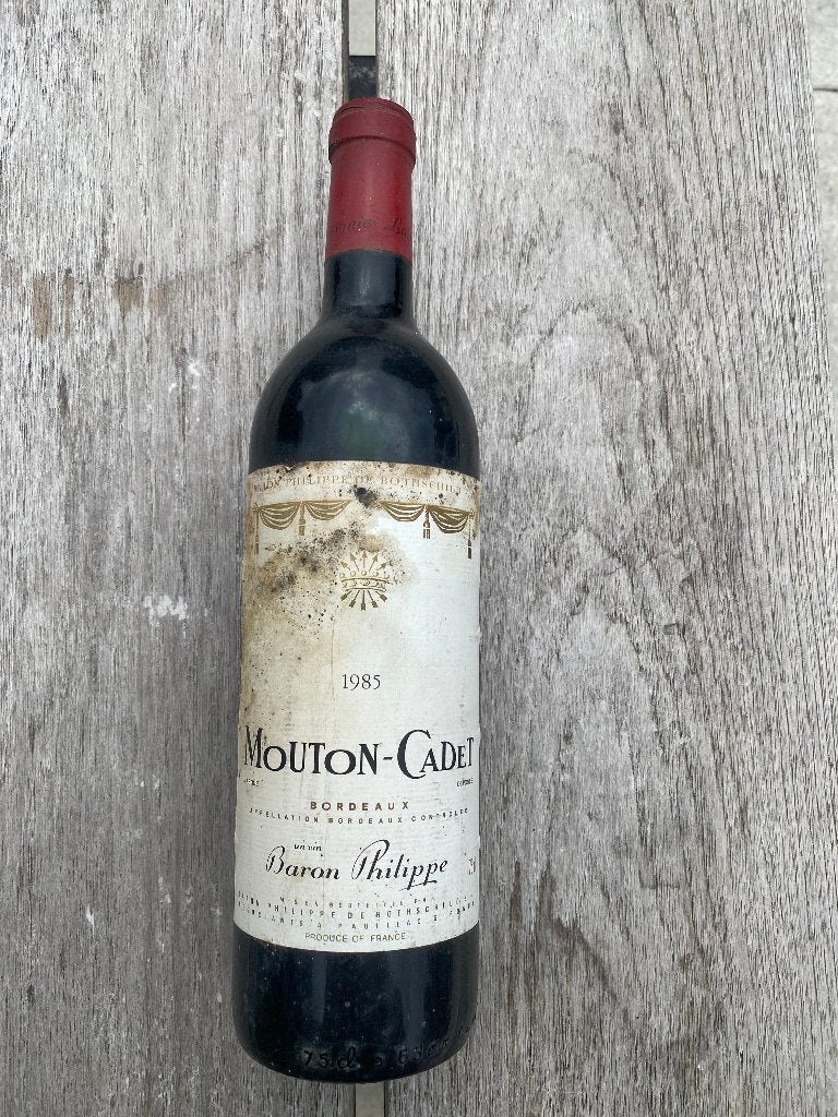 1985 + 2008 Mouton Cadet Baron Philippe de Rotschild, Collections, Vins, Neuf, Enlèvement, Vin rouge, France