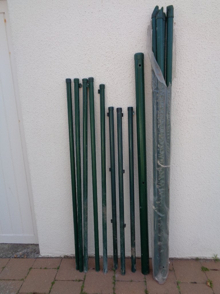poteaux de clôture - vert foncé, Enlèvement, Poteaux