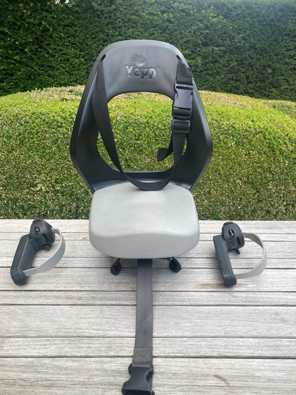 thule yepp junior fietsstoeltje achter, Ophalen, Achterzitje, 22 t/m 36 kg, Gebruikt