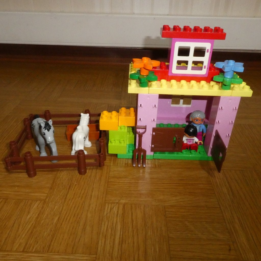 Duplo Paardenstal, set 10500, Gebruikt, Ophalen of Verzenden, Inclusief minifiguren, Duplo