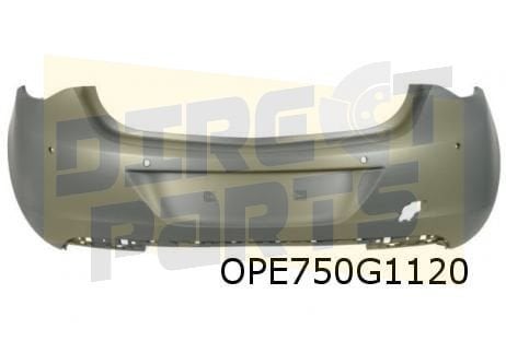 Opel Astra J (12/09-19/12) achterbumper  (te spuiten) (Bij P, Auto-onderdelen, -, Verzenden, -, Opel