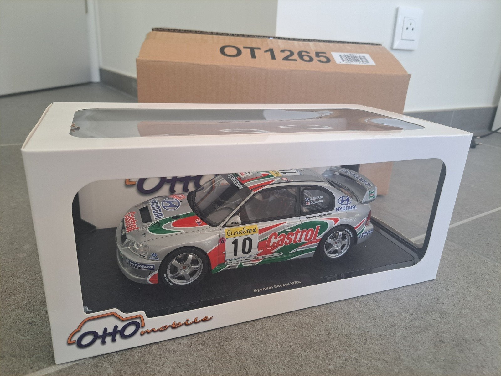 Hyundai Accent WRC Monte Carlo OT1265 OTTO 1/18 Neuve, Enlèvement ou Envoi, Neuf, Voiture, OttOMobile