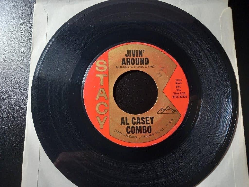 Al Casey Combo ‎– Jivin' Around - ' 7 " Popcorn ", CD & DVD, Enlèvement ou Envoi, 7 inch, Utilisé, R&B